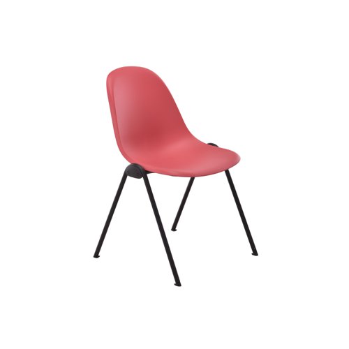 Lizzie 4 Leg Chair Red TC Group