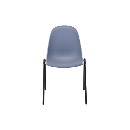 Lizzie 4 Leg Chair Steel Blue