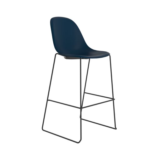 Lizzie High Stool Blue