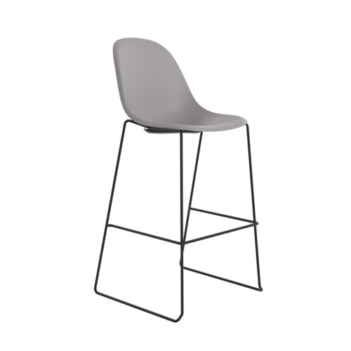 Lizzie High Stool Grey