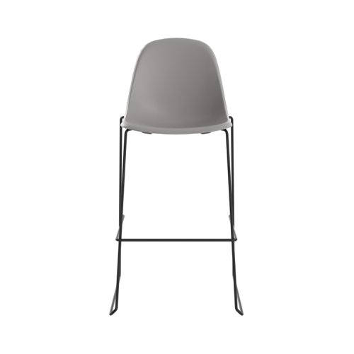 The Lizzie High Stool is the perfect combination of stylish and practical design. The sturdy skid black frame ensures stability, while the polypropylene shell is durable and easy to clean.