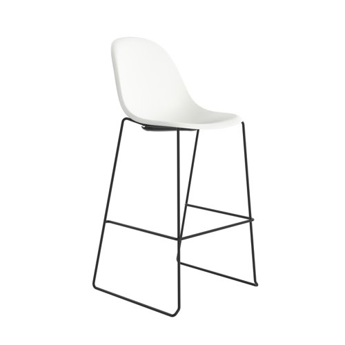 Lizzie High Stool White