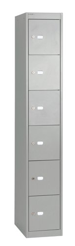 Bisley 6 Door Locker 30.5 Goose Grey