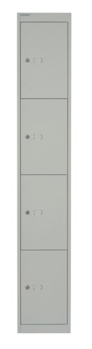 Bisley 4 Door Locker 45.7 Goose Grey