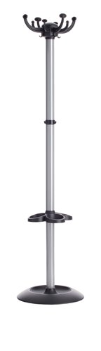 Cluster Coat Stand Silver/Black TC Group