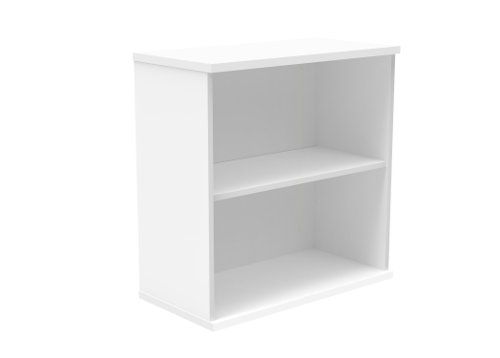 Bookcase 1 Shelf 816 High Arctic White