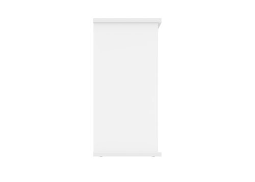 CORE0816BKCWHT Bookcase 1 Shelf 816 High Arctic White