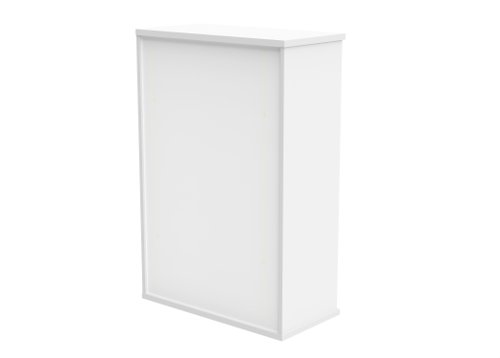 CORE1204BKCWHT Bookcase 2 Shelf 1204 High Arctic White