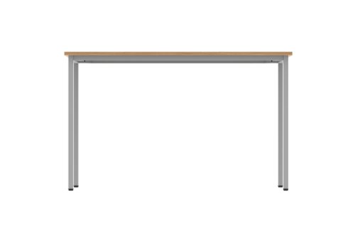 CORE1260MPTBCHSV Office Rectangular Multi-Use Table 1200X600 Norwegian Beech/Silver