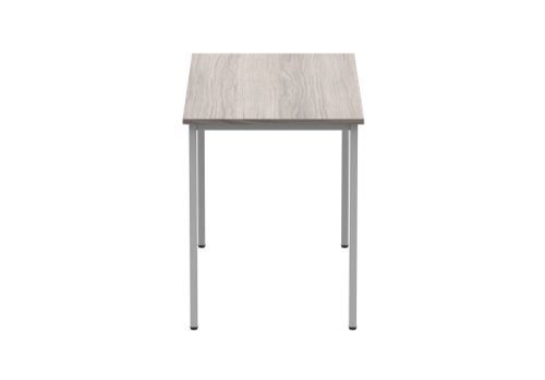Office Rectangular Multi-Use Table 1200X600 Alaskan Grey Oak/Silver TC Group