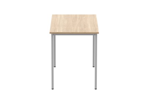 Office Rectangular Multi-Use Table 1200X600 Canadian Oak/Silver