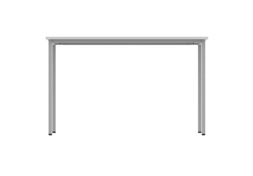 Office Rectangular Multi-Use Table 1200X600 Arctic White/Silver
