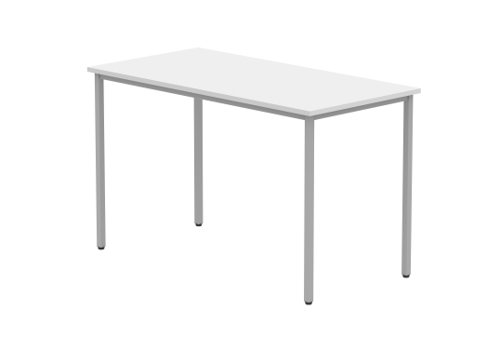 Office Rectangular Multi-Use Table (FSC) 1200X600 Arctic White/Silver