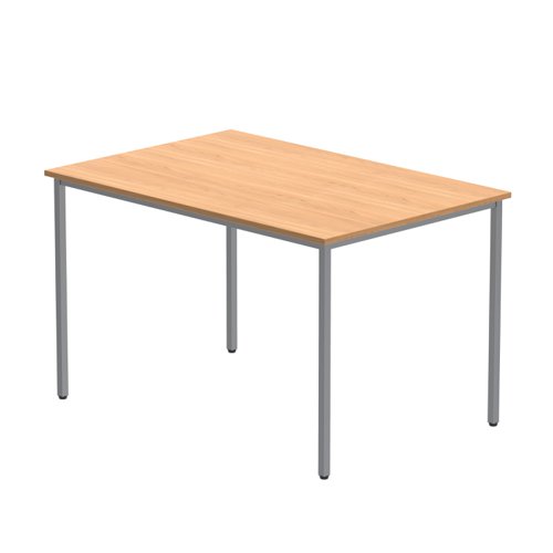 Office Rectangular Multi-Use Table (FSC) 1200X800 Norwegian Beech/Silver