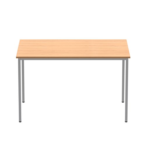 Office Rectangular Multi-Use Table (FSC) 1200X800 Norwegian Beech/Silver