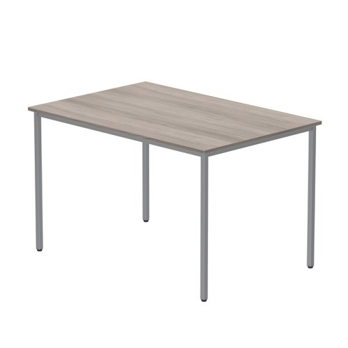 Office Rectangular Multi-Use Table (FSC) 1200X800 Alaskan Grey Oak/Silver