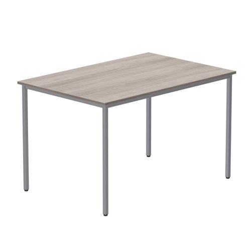 Office Rectangular Multi-Use Table (FSC) 1200X800 Alaskan Grey Oak/Silver