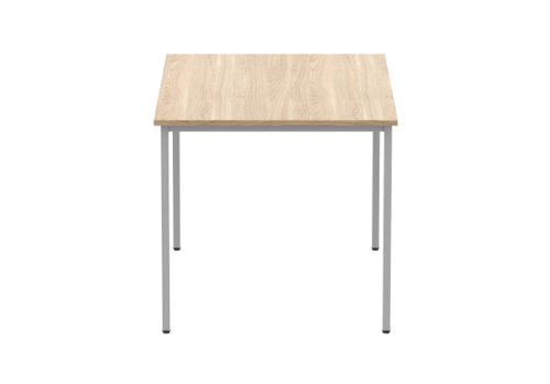 Office Rectangular Multi-Use Table 1200X800 Canadian Oak/Silver