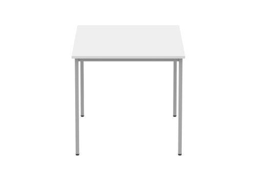 Office Rectangular Multi-Use Table 1200X800 Arctic White/Silver TC Group