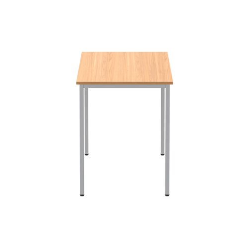 Office Rectangular Multi-Use Table (FSC) 1400X600 Norwegian Beech/Silver