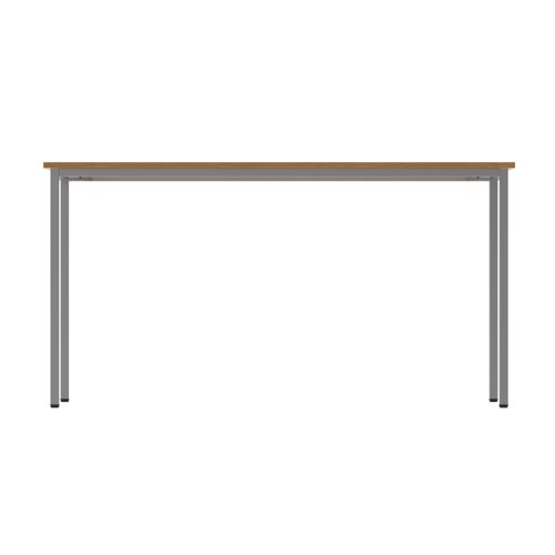 Office Rectangular Multi-Use Table (FSC) 1400X600 Norwegian Beech/Silver
