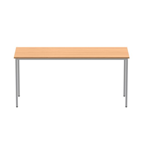 Office Rectangular Multi-Use Table (FSC) 1600X600 Norwegian Beech/Silver