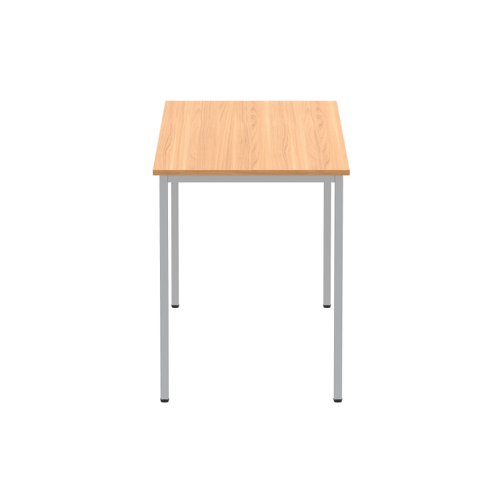 Office Rectangular Multi-Use Table (FSC) 1600X600 Norwegian Beech/Silver