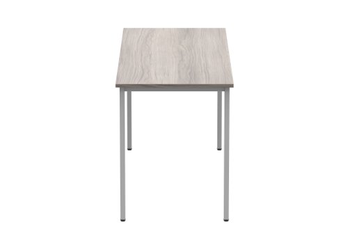 CORE1660MPTGOAKSV Office Rectangular Multi-Use Table 1600X600 Alaskan Grey Oak/Silver