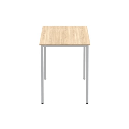 Office Rectangular Multi-Use Table (FSC) 1600X600 Canadian Oak/Silver