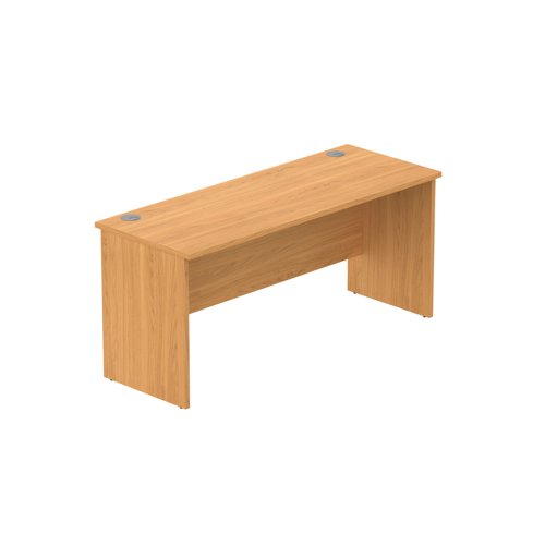 Office Rectangular Desk with Panel Legs  1600X600 Norwegian Beech