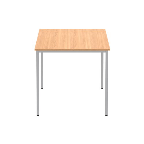 Office Rectangular Multi-Use Table (FSC) 1600X800 Norwegian Beech/Silver