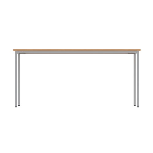 Office Rectangular Multi-Use Table (FSC) 1600X800 Norwegian Beech/Silver