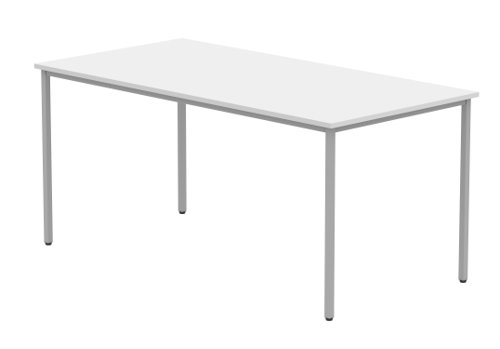 CORE1680MPTWHTSV Office Rectangular Multi-Use Table 1600X800 Arctic White/Silver