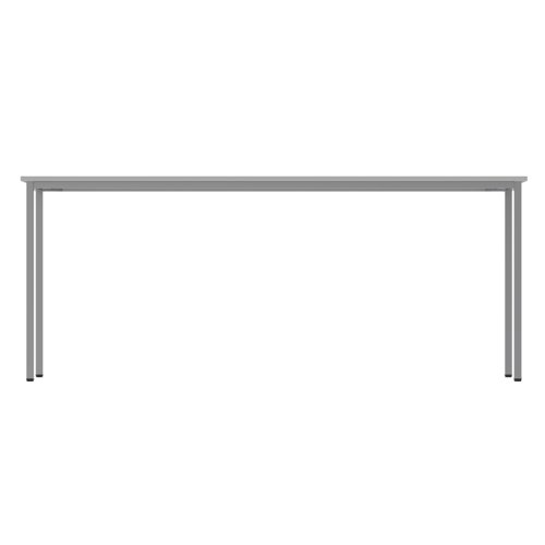 Office Rectangular Multi-Use Table (FSC) 1800X600 Arctic White/Silver