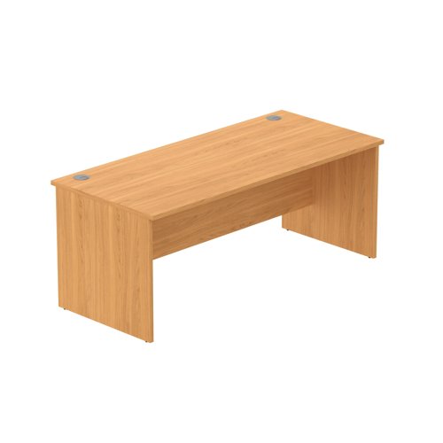 Office Rectangular Desk with Panel Legs  1800X800 Norwegian Beech