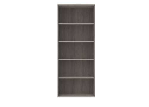 Bookcase (FSC) 4 Shelf 1980 High Alaskan Grey Oak