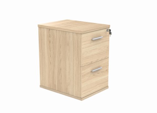 Filing Cabinet Office Storage Unit (FSC) 2 Drawers Canadian Oak