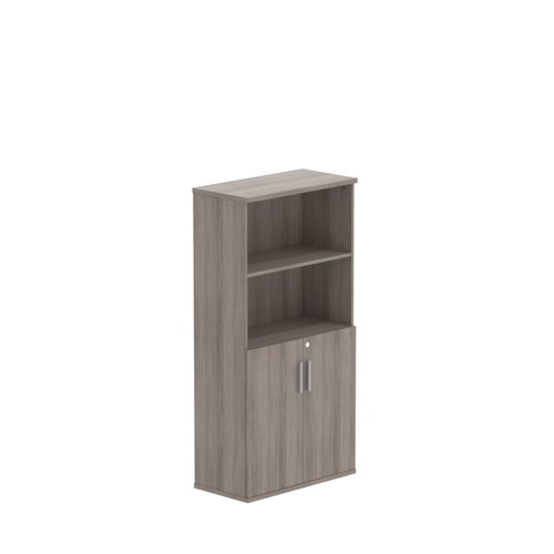 Combination Cupboard with Doors (FSC) 1500 High Alaskan Grey Oak