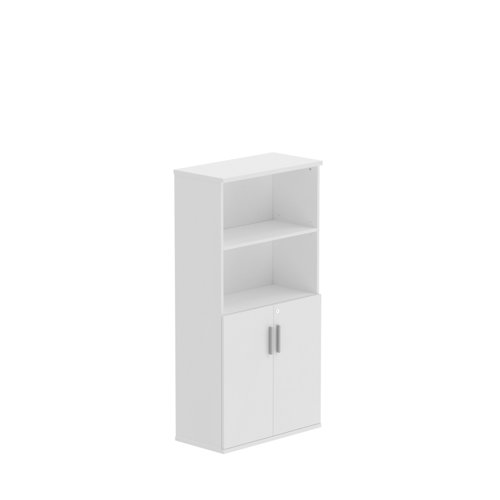 Combination Cupboard with Doors (FSC) 1500 High Arctic White