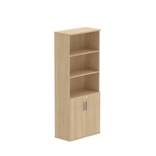 Combination Cupboard with Doors (FSC) 1900 High Canadian Oak