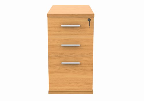 COREDH3800BCH | Our Wooden Desk High Pedestal, equipped with three drawers, have been designed with space-saving and storage in mind, creating a space for all your personal office equipment safe.