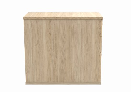 Desk High Office Storage Unit (FSC) 800 Deep Canadian Oak