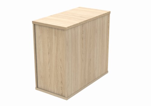 Desk High Office Storage Unit (FSC) 800 Deep Canadian Oak