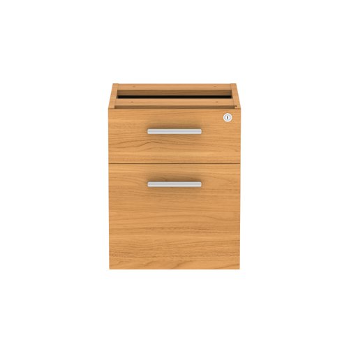 COREFP2/600BCH | Stylish and sleek fixed under desk storage unit featuring 2 sturdy and durable drawers