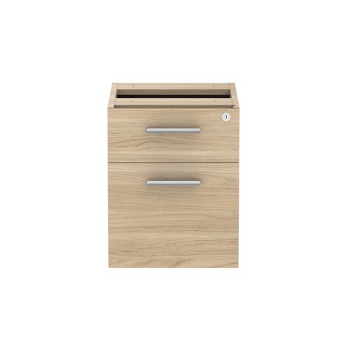 COREFP2/600OK | Stylish and sleek fixed under desk storage unit featuring 2 sturdy and durable drawers