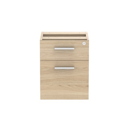 COREFP2/800OK | Stylish and sleek fixed under desk storage unit featuring 2 sturdy and durable drawers