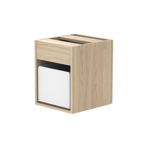 COREFP2/800OK | Stylish and sleek fixed under desk storage unit featuring 2 sturdy and durable drawers