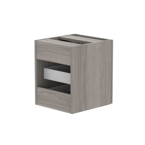 COREFP3/600GOAK | Stylish and sleek fixed under desk storage unit featuring 3 sturdy and durable drawers