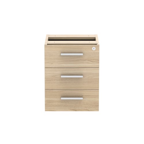 COREFP3/600OK | Stylish and sleek fixed under desk storage unit featuring 3 sturdy and durable drawers