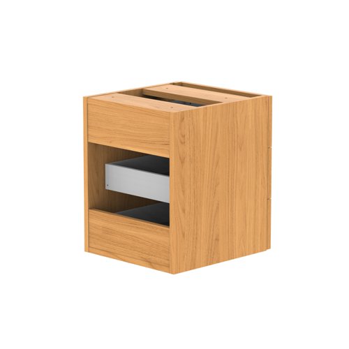 COREFP3/800BCH | Stylish and sleek fixed under desk storage unit featuring 3 sturdy and durable drawers